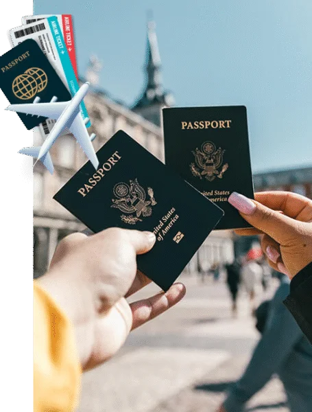 Passport holding for international travel document attestation